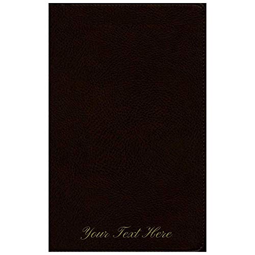 Personalized NKJV Minister's Bible Leathersoft Brown Red Letter Edition Comfort Print: Holy Bible