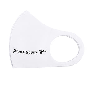 Jesus Loves You Breathable Stretch Fit Mask