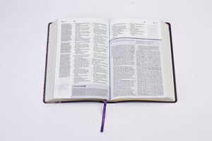 Personalized NKJV The Study Bible for Women LeatherTouch Plum & Lilac