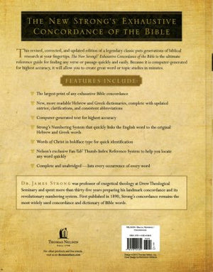 The New Strong's Exhaustive Concordance of the Bible, Large-Print Edition