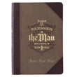 Load image into Gallery viewer, Personalized Blessed is The Man Faux Leather Classic Journal Jeremiah 17:7
