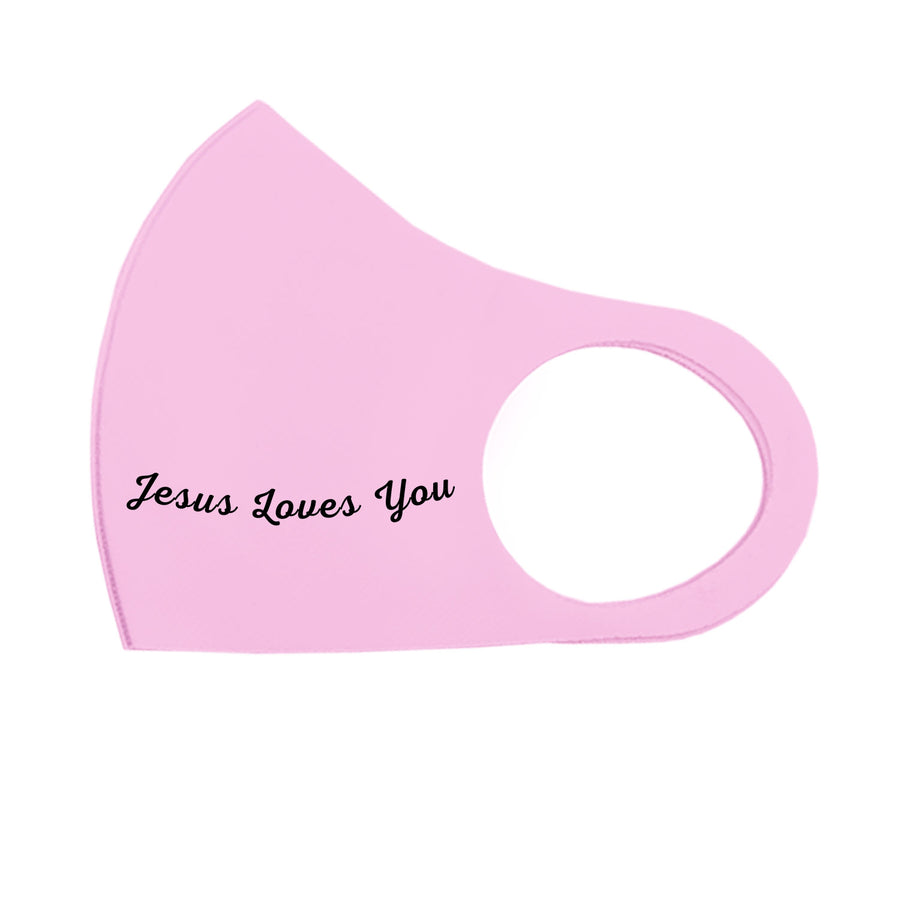 Jesus Loves You Breathable Stretch Fit Mask