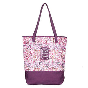 Tote Bags Purple - Give Thanks [Shoes]