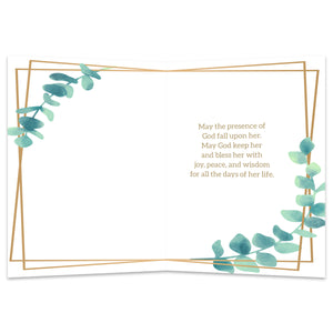 Baby Girl Baptism Card