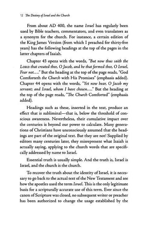 The Destiny Of Israel and the Church - Derek Prince