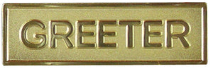 Gold Greeter Badge