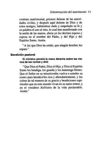 Manual del Ministro (Minister's Manual)