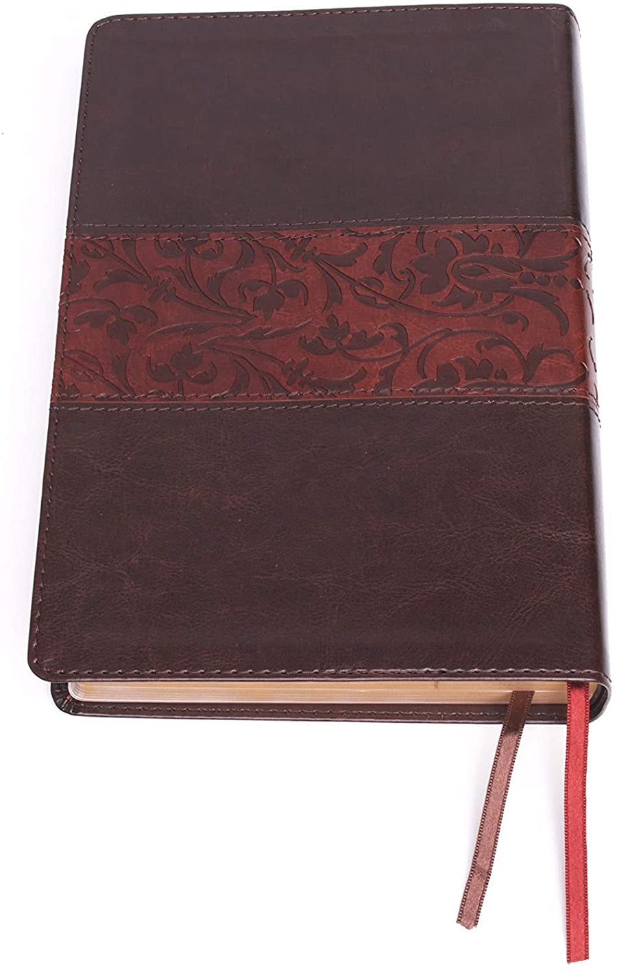 Personalized Custom Text Your Name NKJV The Study Bible for Women Mahogany Leather Touch