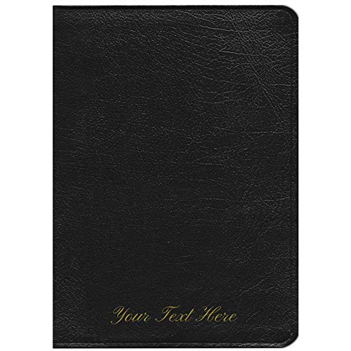 Personalized KJV Black Bonded Leather Large Print Thompson Chain Reference Bible