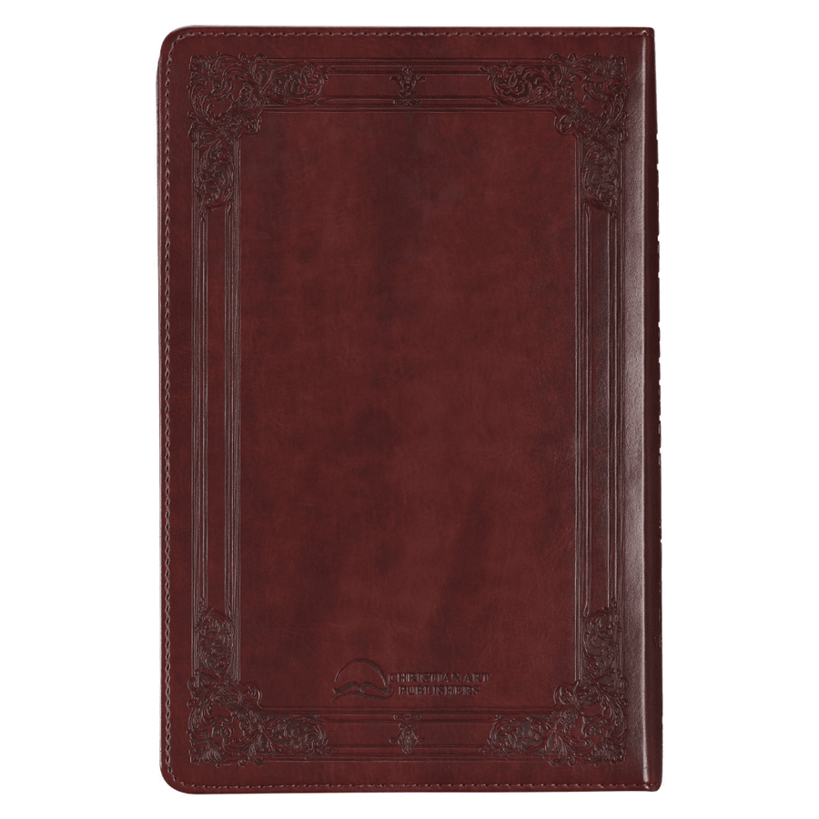 Personalized Custom Text Your Name KJV Holy Bible Standard Size Thumb Index Edition Burgundy King James Version