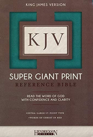 Personalized KJV Super Giant Print Reference Bible