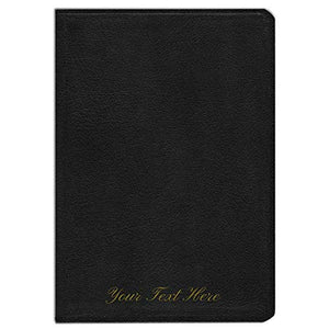 Personalized ESV Study Bible Large Print (Black, Indexed)