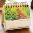 Load image into Gallery viewer, God&#39;s Way Day by Day Charles Stanley Perpetual Flip Calendar
