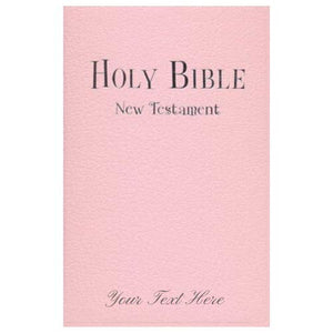 Personalized NIV Tiny Testament Bible New Testament Pink Leathersoft