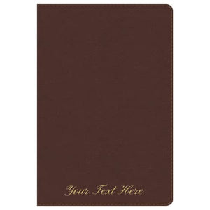 Personalized RVR 1960 Biblia de Estudio Arco Iris Chocolate símil piel Brown Leathertouch (Spanish Edition)