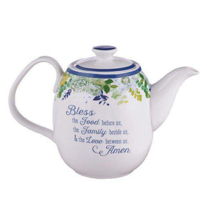 Bless the Food Before Us Teapot