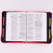 Load image into Gallery viewer, Mt. 19:26 Faux Leather Rosado Personalized Bible Cover for Women
