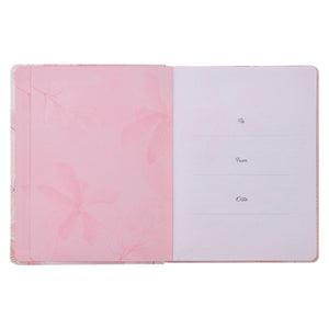 Rest in Me Pink Faux Leather Devotional - Lina Abujamra