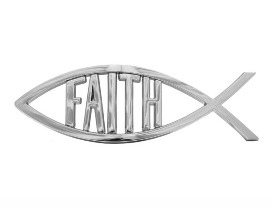 Faith Fish Auto Emblem