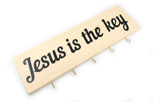 Jesus Is The Key Wood Decor