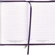 Load image into Gallery viewer, Personalized Journal Everything Beautiful Purple Faux Leather with Zipped Closure - Ecclesiastes 3:11
