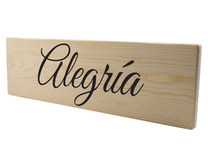 Alegría Spanish Wood Decor