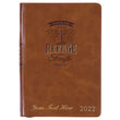 Load image into Gallery viewer, Personalized 2022 Refuge and Strength Brown Faux Leather Zippered Executive Planner
