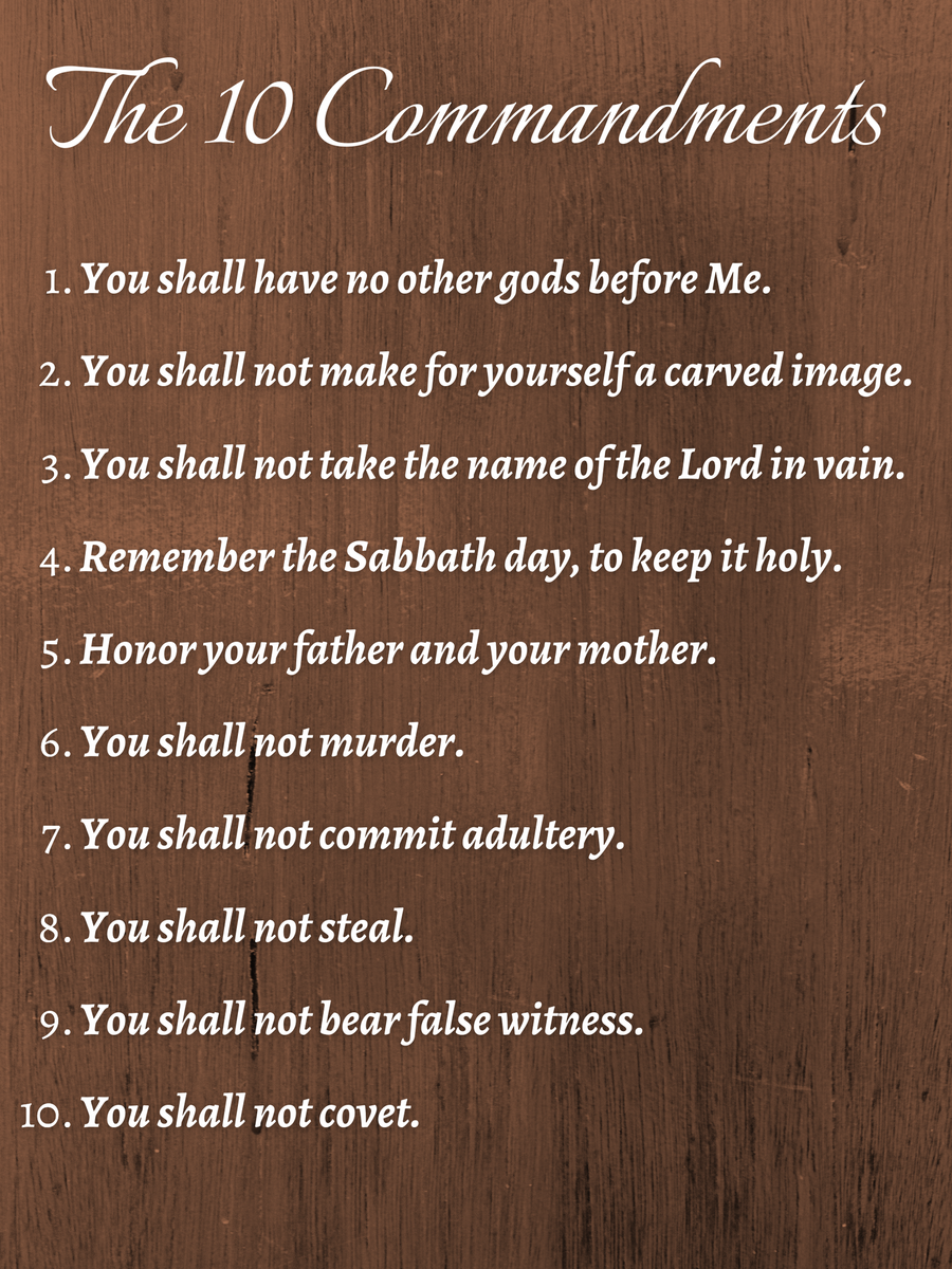 10 Commandments Poster