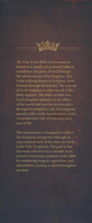 The Tony Evans Bible Commentary