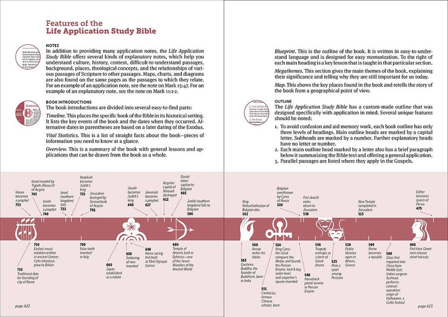 Personalized Custom Text Your Name NIV Life Application Study Bible Third Edition Large Print Bonded Leather Burgundy Thumb Indexed