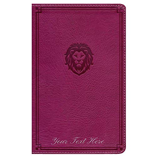 Personalized NKJV Thinline Bible Youth Edition Red Letter Comfort Print Leathersoft Purple New King James Version