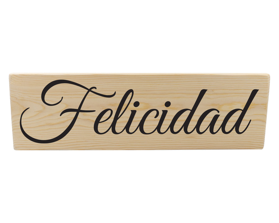 Felicidad Spanish Wood Decor