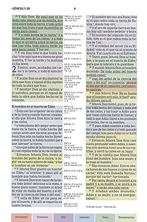 Personalized Bible RVR 1960 Biblia de Estudio Arco Iris (Spanish)