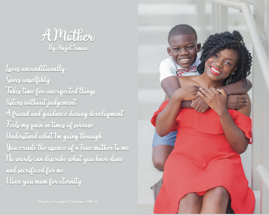 A Mother Personalized Photo Poem