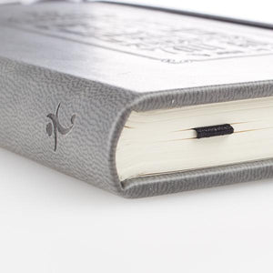 Be Strong Joshua 1:9 FauxLeather Gray Journal