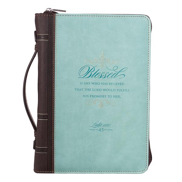 Blessed Is She Luke 1:45 Medium Bible Cover