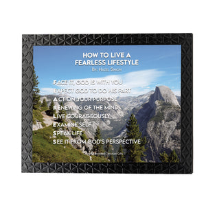 How To Live A Fearless Lifestyle Personalized Photo Poem