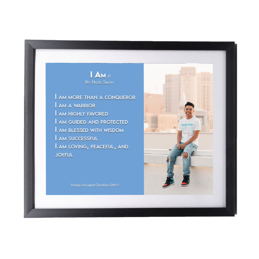 I Am Personalized Photo Poem