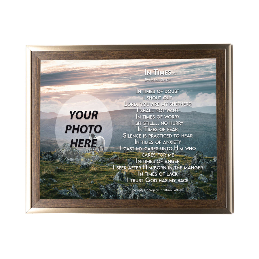 In Times Personalized Photo Poem