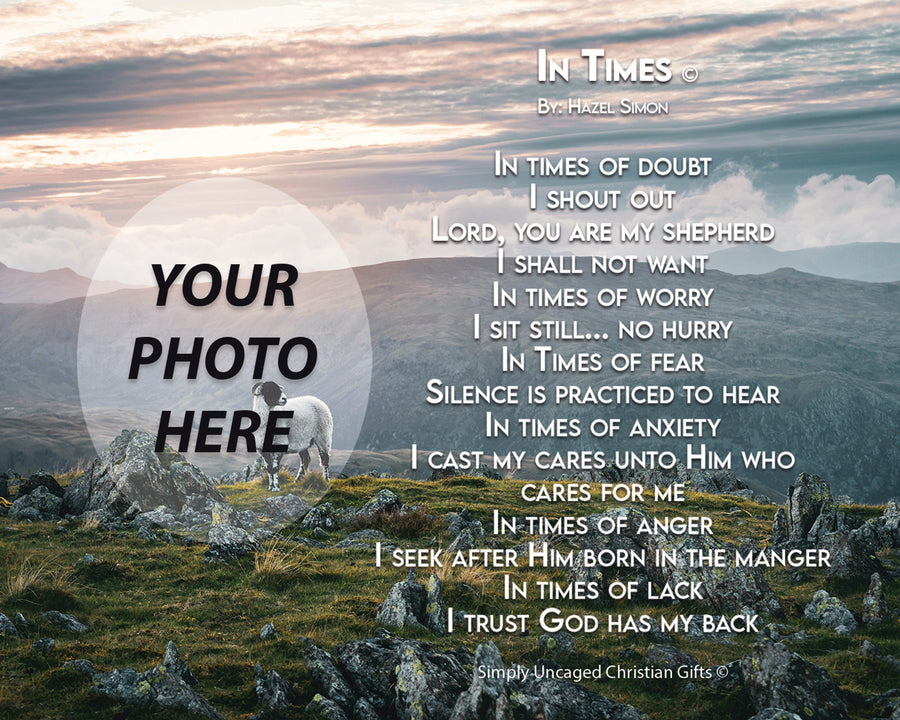 In Times Personalized Photo Poem