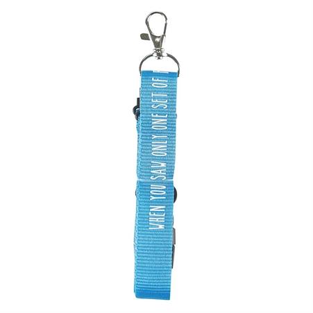 Footprints Lanyard