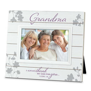 Grandma 1 Corinthians 1:4 Vine Design Picture Frame