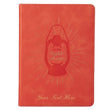 Load image into Gallery viewer, Personalized Let Your Light Shine Coral Handy-Size Faux Leather
