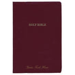 Load image into Gallery viewer, Personalized KJV Reference Bible Super Giant Print Burgundy Indexed
