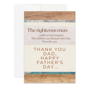 Christian Father's Day Greeting Card for Dad