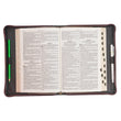 Load image into Gallery viewer, My Strength and My Song Pink Faux Leather Personalized Bible Cover for Women
