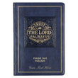 Load image into Gallery viewer, Personalized Trust in The Lord Navy Faux Leather Classic Journal Isaiah 26:4
