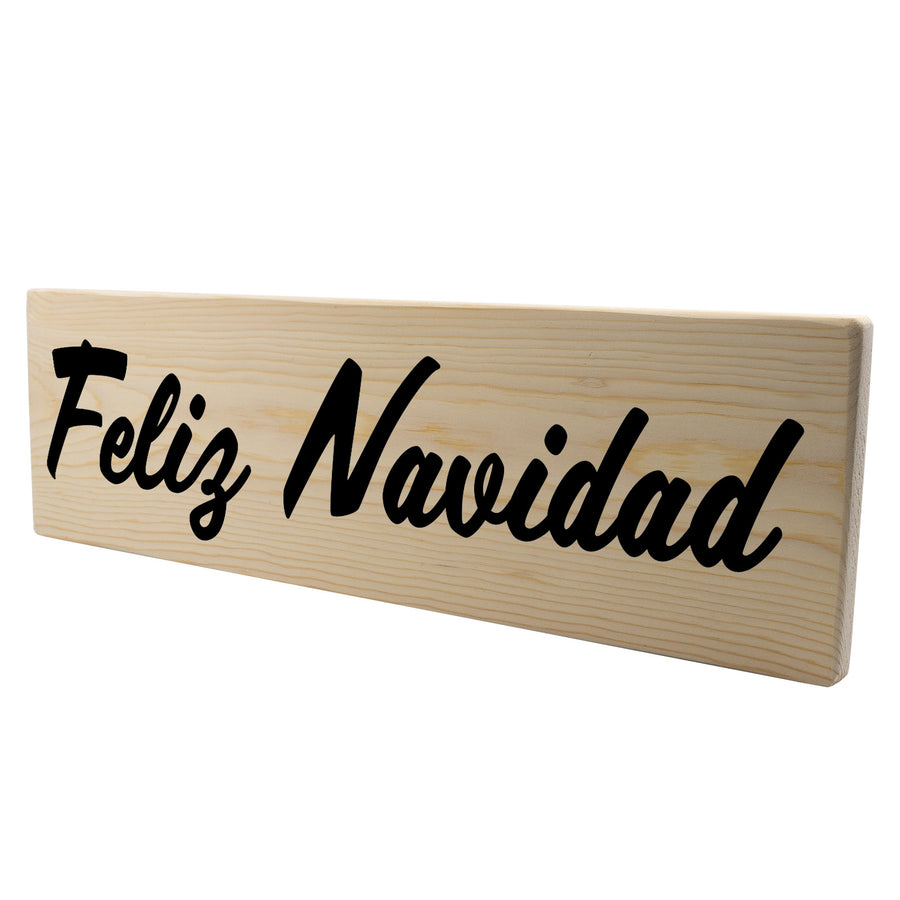 Feliz Navidad Spanish Wood Decor