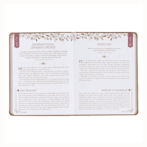 Personalized Custom Text Your Name Apples of Gold 366 Daily Devotions for Women to Refresh Your Spirit Taupe Faux Leather