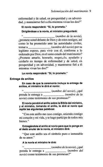 Manual del Ministro (Minister's Manual)